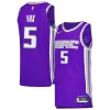 De'Aaron Fox Sacramento Kings Nike Trendy Authentic Player Jersey Icon Edition Purple Ideal for Collectors