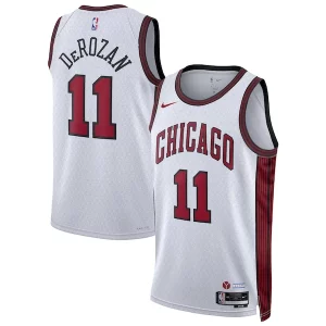 DeMar DeRozan Chicago Bulls Nike Unisex 2022/23 Swingman Stylish Jersey City Edition White Great for Fans