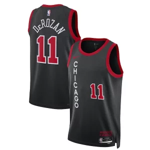 DeMar DeRozan Elegant Chicago Bulls Nike Unisex 2023/24 Swingman Jersey Black City Edition Must - Have for Jerseys Lovers