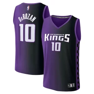 DeMar DeRozan Sacramento Kings Fast Fabulous Break Replica Jersey Statement Edition Purple for Basketball Enthusiasts