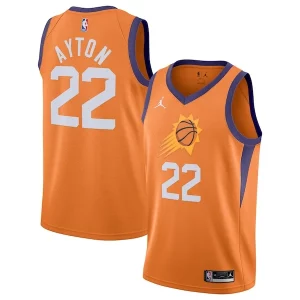Deandre Ayton Chic Phoenix Suns Jordan Brand 2020/21 Swingman Jersey Statement Edition Orange Perfect for Game Day