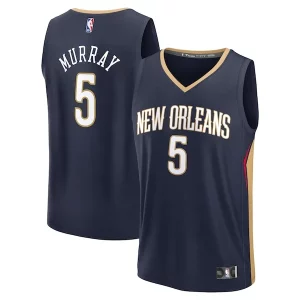 Dejounte Murray New Orleans Pelicans Gorgeous Fast Break Replica Player Jersey Icon Edition Navy Perfect for Game Day