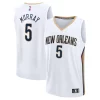 Dejounte Murray New Orleans Pelicans Fast Break Replica Eye - catching Player Jersey Association Edition White Perfect for Game Day
