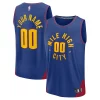 Denver Nuggets Fast Break Custom Jersey Statement Edition Stylish Blue/Navy for Basketball Enthusiasts