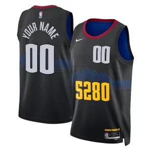 Denver Nuggets Nike Unisex 2023/24 Trendy Custom Swingman Jersey Black City Edition Perfect for Game Day