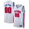 Detroit Pistons Nike Unisex Swingman Premium Custom Jersey White Association Edition for Basketball Enthusiasts
