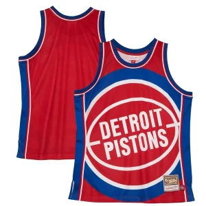 Detroit Pistons Stylish Hardwood Classics Blown Out Fashion Jersey Red Perfect for Game Day