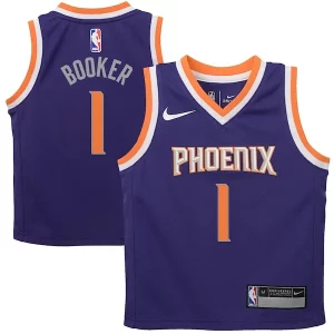 Devin Booker Phoenix Suns Nike Preschool Unique Replica Jersey Purple Icon Edition Must - Have for Jerseys Lovers