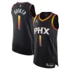 Devin Booker Phoenix Suns Jordan Brand Authentic Player Jersey Statement Edition Black Elegant for Basketball Enthusiasts