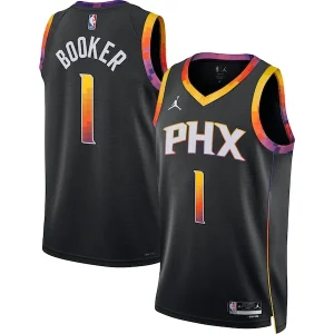 Devin Booker Phoenix Suns Jordan Brand Unisex Swingman Jersey Chic Statement Edition Black for Basketball Enthusiasts