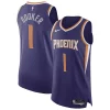 Devin Booker Phoenix Suns Nike Authentic Jersey Association Premium Edition Purple Great for Fans