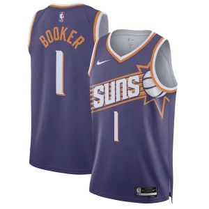 Devin Booker Phoenix Suns Nike Gorgeous Unisex Swingman Jersey Association Edition Purple Perfect for Game Day