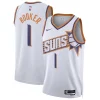Devin Booker Phoenix Suns Nike Unisex Swingman Jersey Association Edition White Stylish Must - Have for Jerseys Lovers