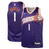 Devin Booker Phoenix Suns Nike Youth Eye - catching Swingman Jersey Icon Edition Purple Ideal for Collectors