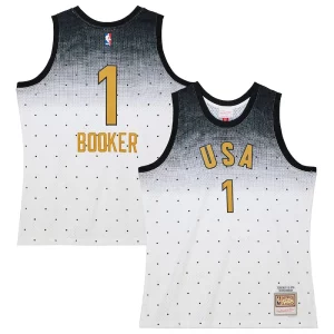Devin Booker Team Fabulous USA 2016 Hardwood Classics Rising Stars Swingman Jersey White Great for Fans