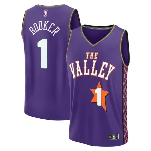 Devin Booker Phoenix Suns Youth 2024/25 Fast Break Player Jersey City Unique Edition Purple Ideal for Collectors