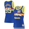 Dikembe Fabulous Mutombo Denver Nuggets Women's 1991/92 Hardwood Classics Swingman Jersey Royal Perfect for Game Day