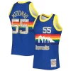 Dikembe Mutombo Denver Nuggets 1996/97 Gorgeous Hardwood Classics NBA 75th Anniversary Diamond Swingman Jersey Royal Perfect for Game Day