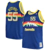 Dikembe Mutombo Unique Denver Nuggets 1991/92 Big & Tall Hardwood Classics Swingman Jersey Royal Great for Fans
