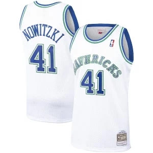 Dirk Nowitzki Dallas Mavericks 1998/99 Premium Hardwood Classics Swingman Jersey White Great for Fans