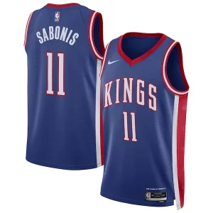 Domantas Sabonis Sacramento Kings Nike Unisex 2024/25 Swingman Player Jersey City Premium Edition Blue Great for Fans