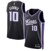 Domantas Sabonis Sacramento Kings Nike Unisex Chic Swingman Jersey Association Edition Black Must - Have for Jerseys Lovers