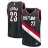 Donovan Clingan Premium Portland Trail Blazers 2024 NBA Draft Fast Break Player Jersey Icon Edition Black for Basketball Enthusiasts