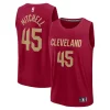Donovan Mitchell Cleveland Cavaliers Gorgeous Youth Fast Break Replica Player Jersey Icon Edition Wine Must - Have for Jerseys Lovers