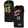 Donovan Mitchell Cleveland Cavaliers Jordan Stylish Brand Swingman Player Jersey Statement Edition Black Perfect for Game Day