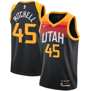 Donovan Mitchell Utah Jazz Nike 2021/22 Swingman Player Chic Jersey Black City Edition Great for Fans