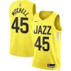 Donovan Mitchell Utah Jazz Nike Unisex Swingman Jersey Icon Eye - catching Edition Gold Must - Have for Jerseys Lovers