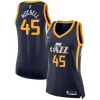 Donovan Mitchell Utah Jazz Premium Nike Women's Swingman Jersey Icon Edition Navy Ideal for Collectors