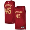 Donovan Unique Mitchell Cleveland Cavaliers Nike Swingman Player Jersey Icon Edition Wine Great for Fans