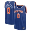 Donte DiVincenzo Gorgeous New York Knicks Fast Break Replica Player Jersey Icon Edition Royal Perfect for Game Day