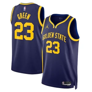 Draymond Green Golden State Warriors Gorgeous Jordan Brand Unisex Swingman Jersey Statement Edition Navy Perfect for Game Day