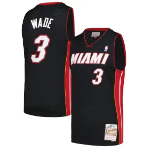 Dwyane Wade Miami Heat 2012/13 Hardwood Trendy Classics Swingman Jersey Black Great for Fans