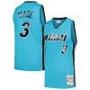 Dwyane Wade Miami Heat Hardwood Classics 2005/06 Chic Tropical Swingman Jersey Blue Great for Fans