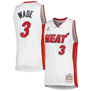 Dwyane Wade Miami Heat Premium 2001/02 Hardwood Classics Swingman Jersey White Ideal for Collectors