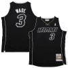 Dwyane Wade Miami Heat Unique 2011/12 Hardwood Classics Authentic Jersey Black Perfect for Game Day