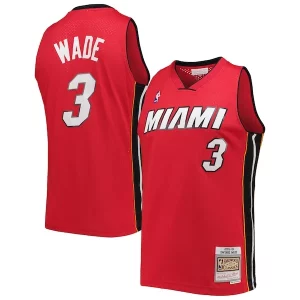Dwyane Wade Stylish Miami Heat Big & Tall Hardwood Classics 2005/06 Swingman Jersey Red Ideal for Collectors