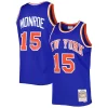 Earl Monroe New York Knicks 2001/02 Hardwood Classics Unique Swingman Jersey Blue Great for Fans