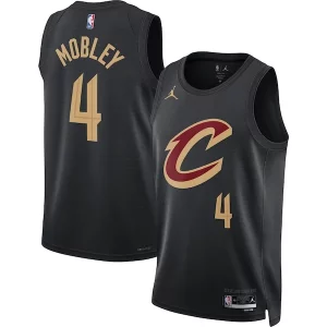 Evan Mobley Cleveland Cavaliers Jordan Brand Unisex Swingman Jersey Statement Edition Black Trendy for Basketball Enthusiasts