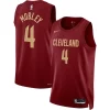 Evan Stylish Mobley Cleveland Cavaliers Nike Unisex Swingman Jersey Icon Edition Wine Perfect for Game Day