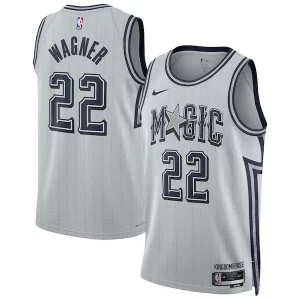 Franz Wagner Orlando Magic Nike Premium Unisex 2024/25 Swingman Player Jersey City Edition Silver for Basketball Enthusiasts