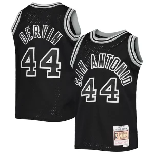 George Gervin San Antonio Elegant Spurs Youth 1978/79 Hardwood Classics Swingman Jersey Black Must - Have for Jerseys Lovers
