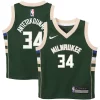 Giannis Antetokounmpo Milwaukee Bucks Nike Toddler Swingman Player Jersey Icon Trendy Edition Green Must - Have for Jerseys Lovers