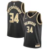 Giannis Antetokounmpo Milwaukee Bucks Nike Unisex Select Series Swingman Jersey聽鈥?Black Stylish Must - Have for Jerseys Lovers