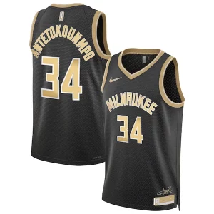 Giannis Antetokounmpo Milwaukee Bucks Nike Unisex Select Series Swingman Jersey聽鈥?Black Stylish Must - Have for Jerseys Lovers