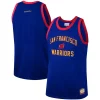 Golden State Warriors Hardwood Classics Premium Team Heritage Fashion Jersey Royal Ideal for Collectors