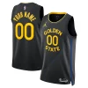Golden State Warriors Jordan Brand Unisex 2024/25 Custom Stylish Swingman Jersey Statement Edition Black Great for Fans